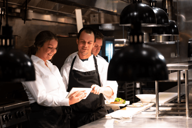 Chefs in a kitch